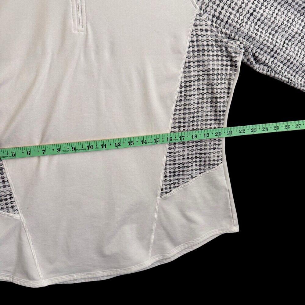 Athletic Works Women's White Stretchy Long Sleeve Athletic Fit Top SZ/XL 16-18 - Picture 8 of 14